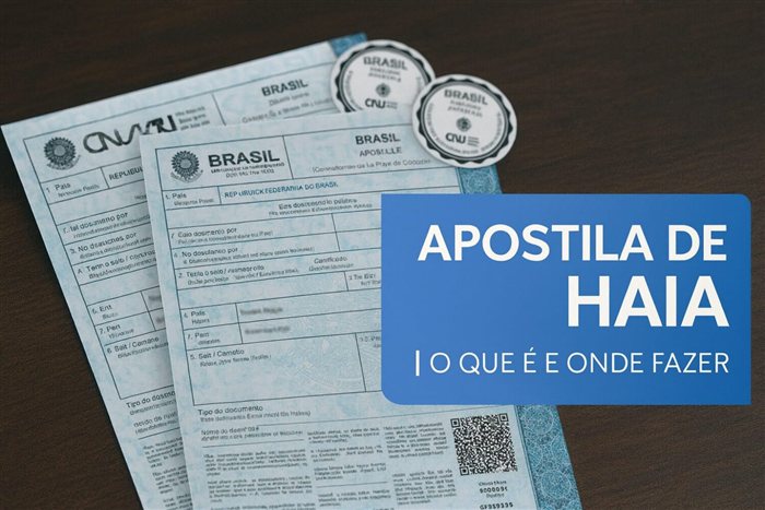 Documentos com selo oficial sobre a mesa